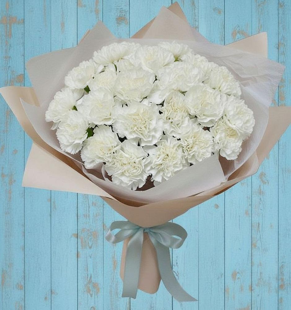 Букет цветов из: Гвоздики в Завьялово Алтайского края