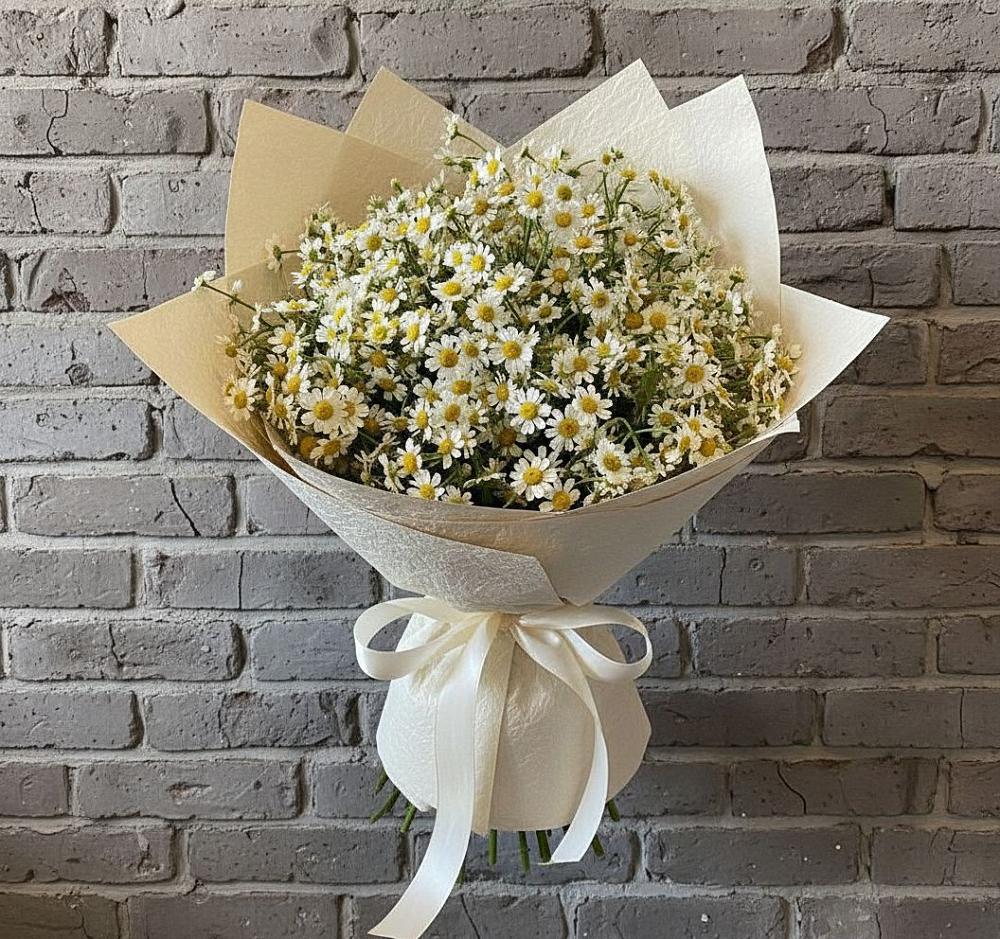 Букет цветов из: Ромашки в Завьялово Алтайского края
