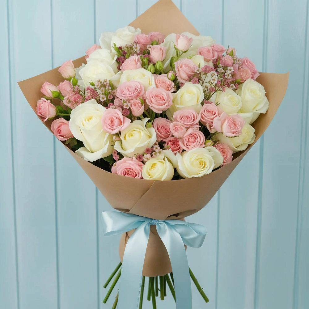 Букет цветов из: Розы в Завьялово Алтайского края