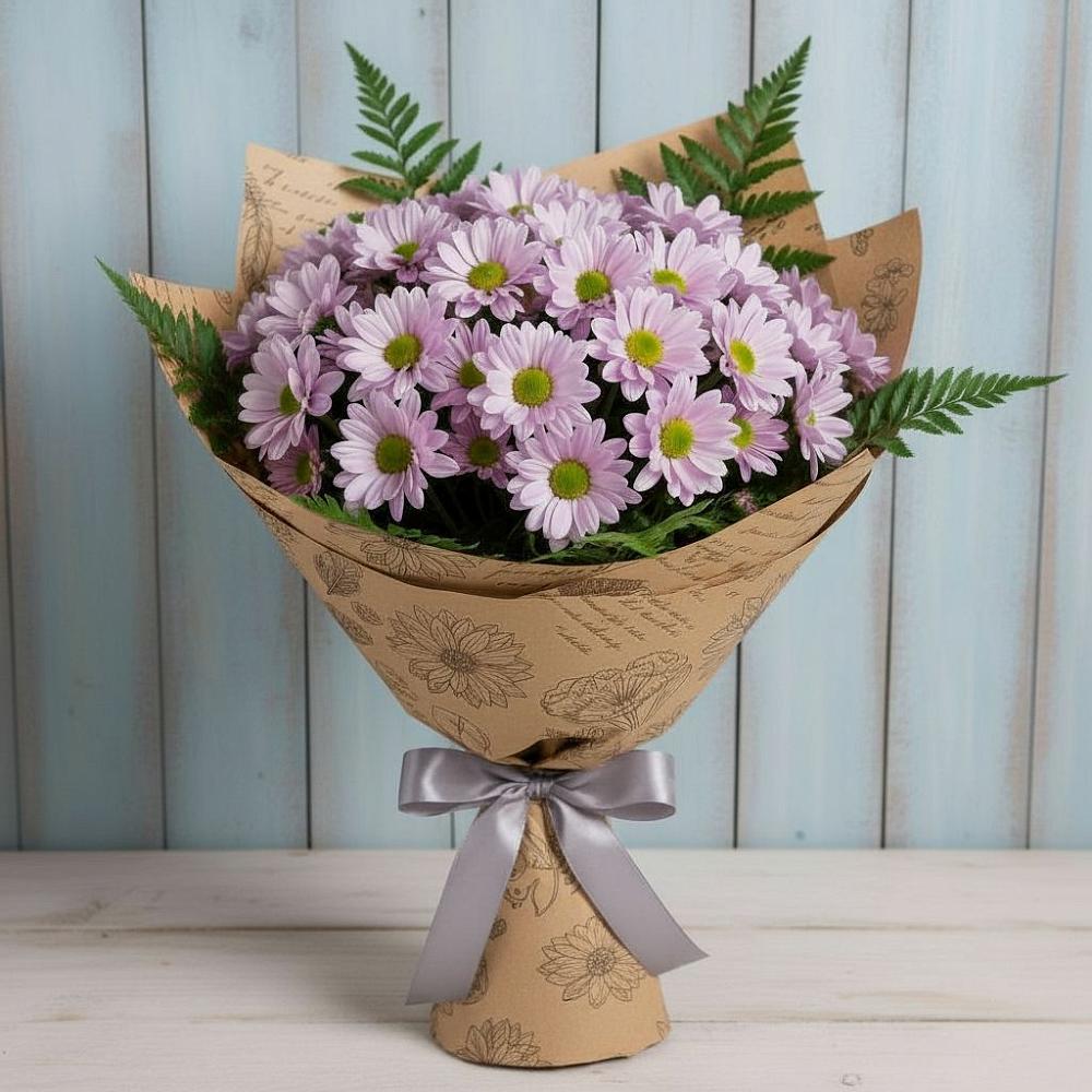 Букет цветов из: Хризантемы в Завьялово Алтайского края