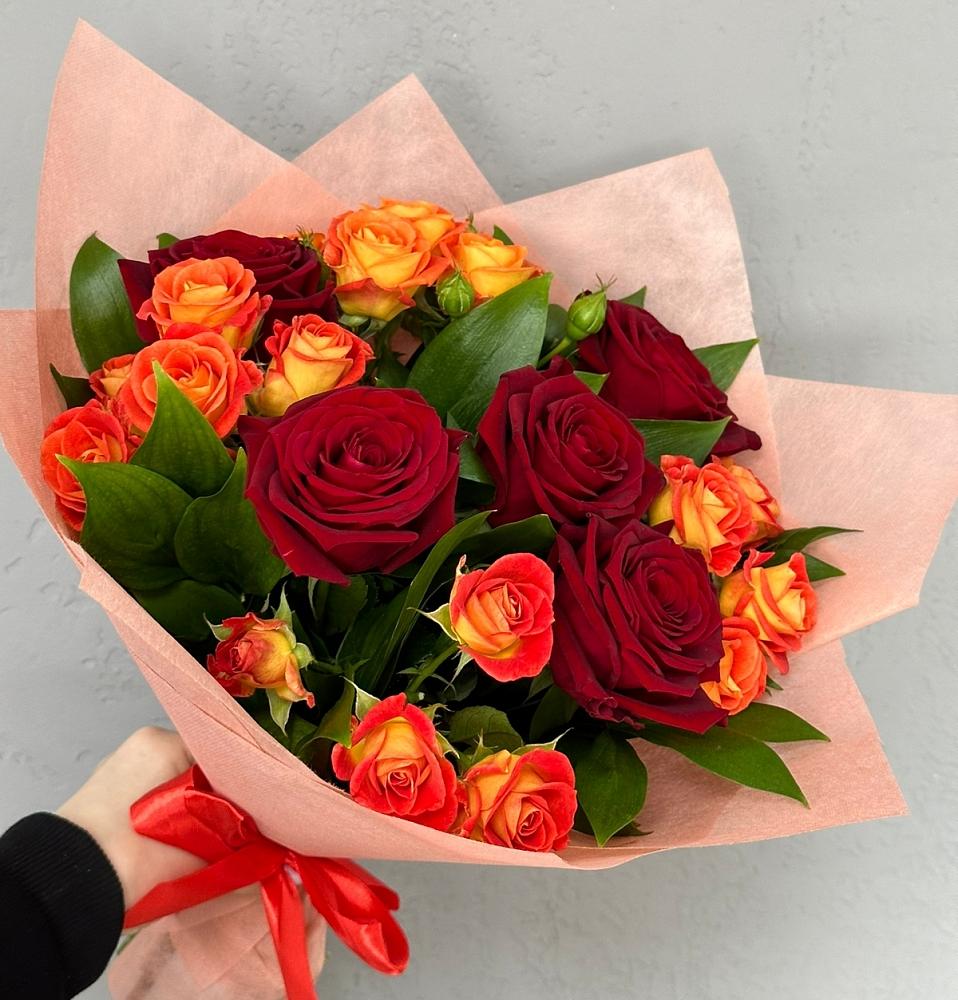 Букет Любовь и восторг в Завьялово Алтайского края