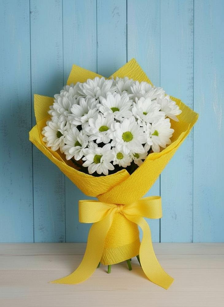 Букет цветов из: Хризантемы в Завьялово Алтайского края