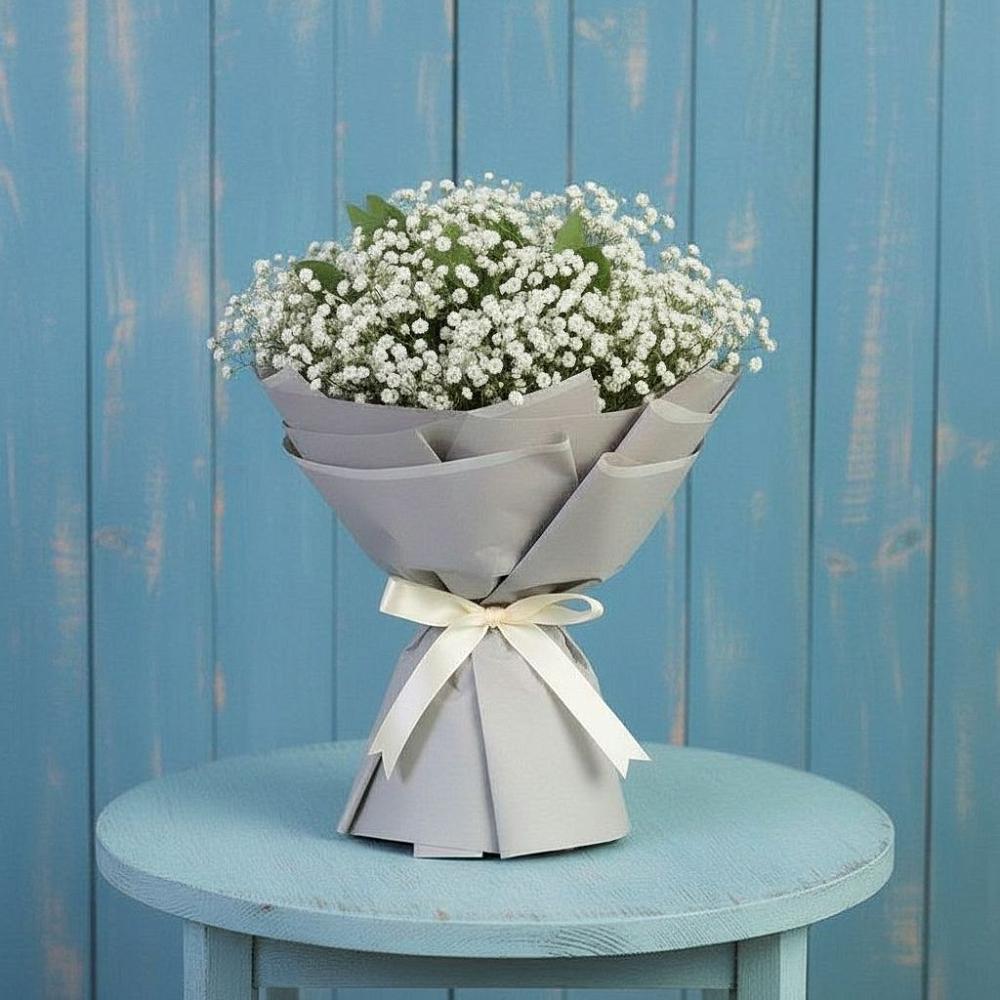 Букет цветов из: Гипсофила в Завьялово Алтайского края