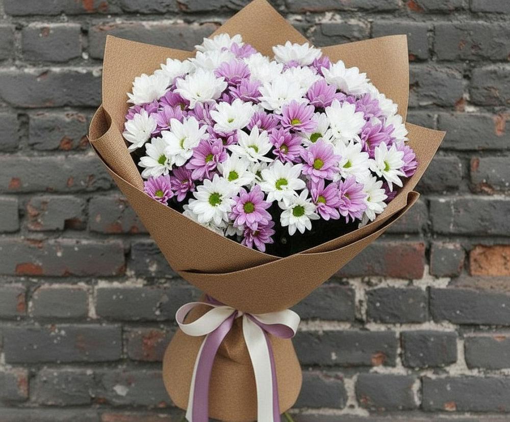 Букет цветов из: Хризантемы в Завьялово Алтайского края