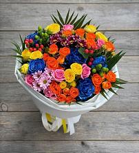 Букет цветов из:  Розы и Хризантемы #REPLACE_PRED# Завьялово Алтайского края