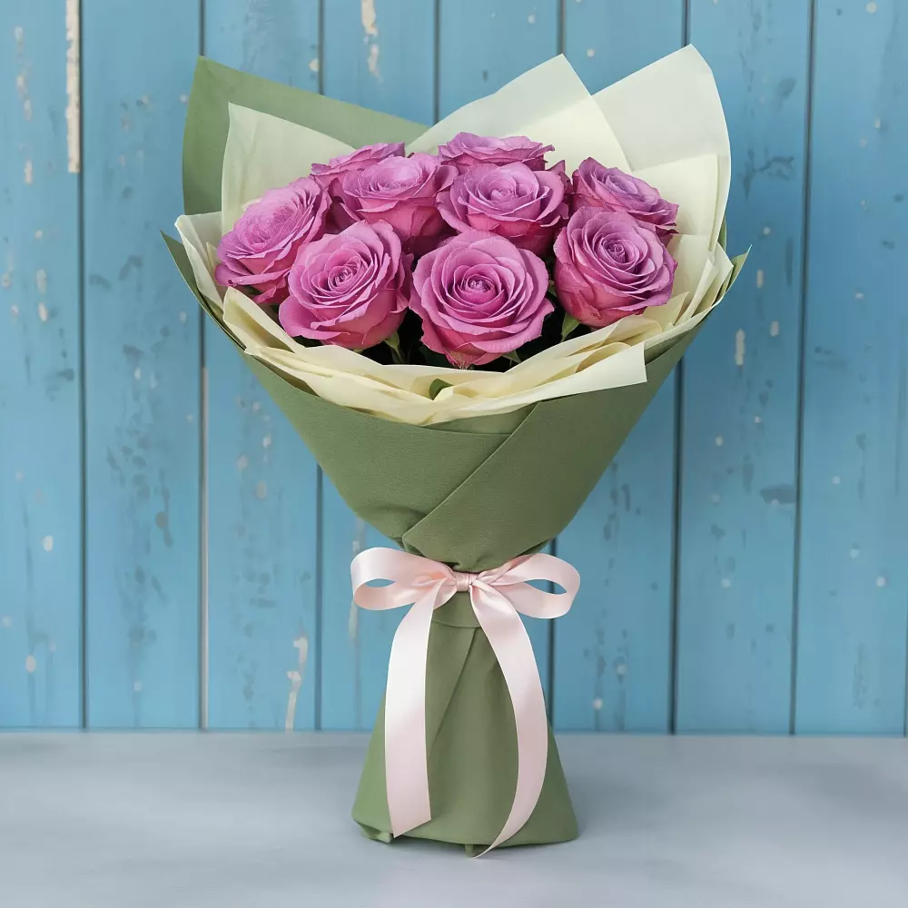 Букет Розы Фёрст Леди в Завьялово Алтайского края