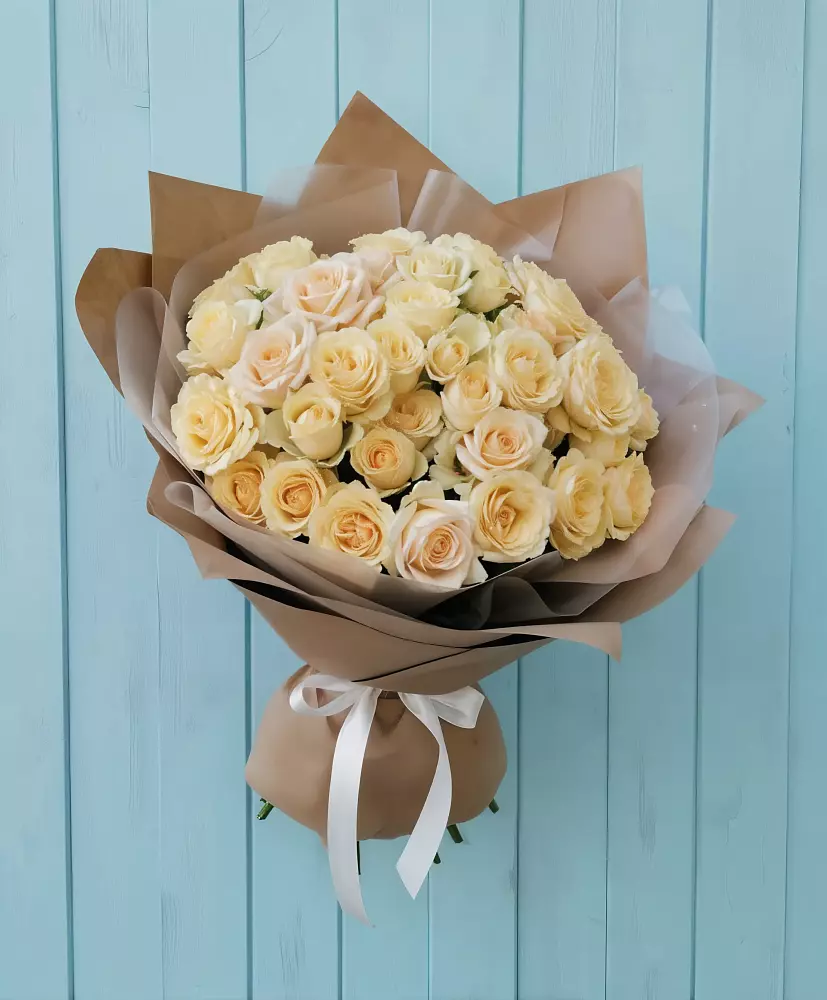 Букет Кремовое облако в Завьялово Алтайского края