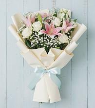 Букет цветов из:  Лилии в Завьялово Алтайского края