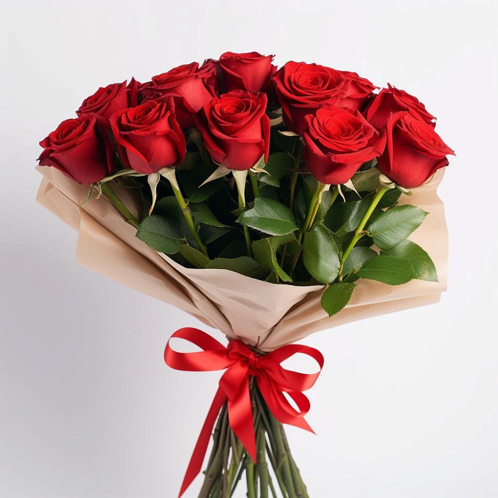 Букет 11 Красных роз Эдлесс Лав в Завьялово Алтайского края